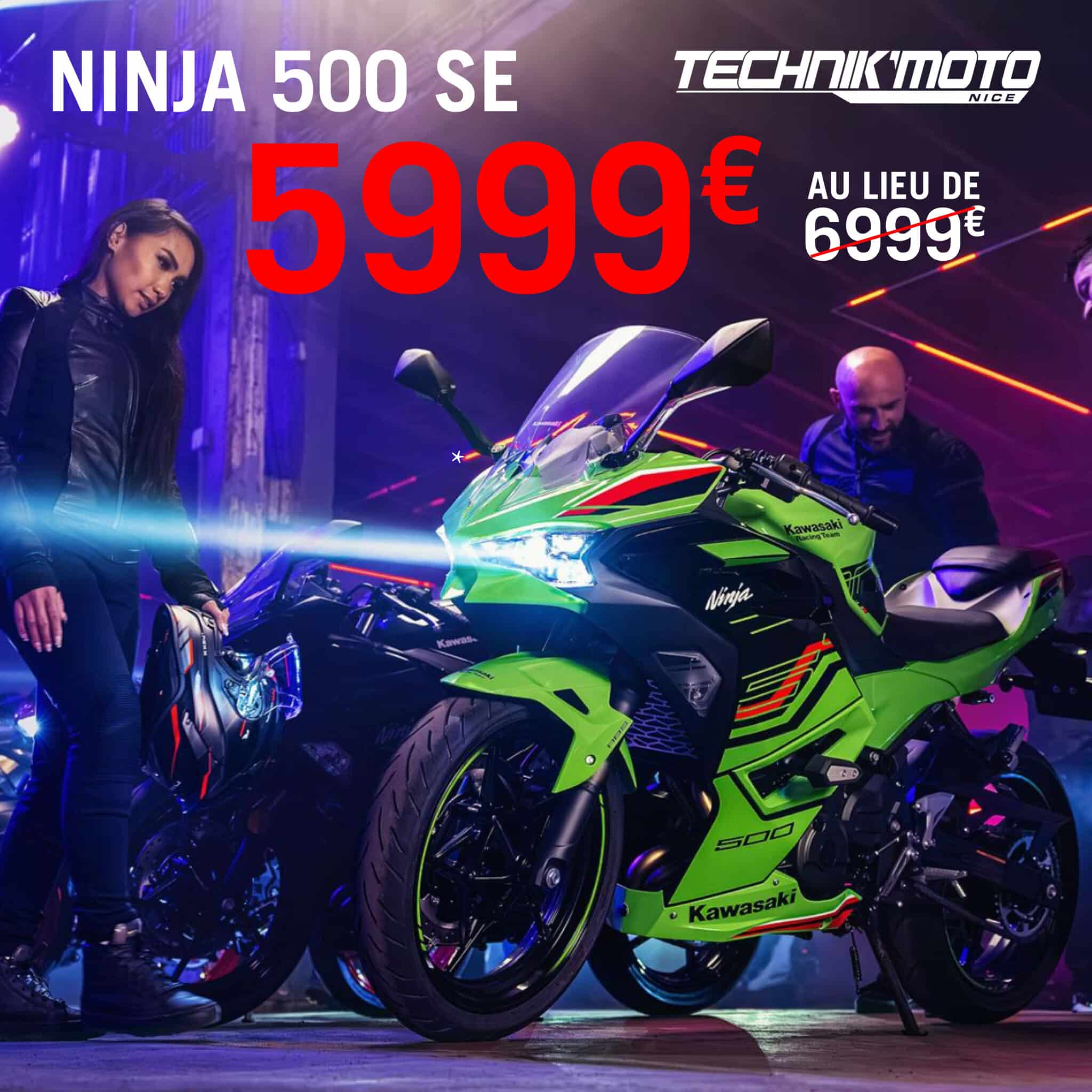 Technik Moto Offre Ninja 500 SE Kawasaki